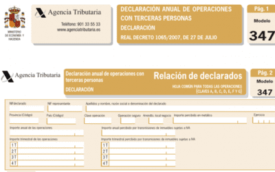 Plazo de presentación del modelo 347