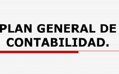 Modificación del Plan General de Contabilidad