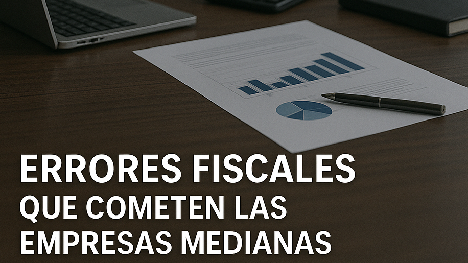 Errores fiscales que cometen las empresas medianas (y cómo evitarlos)